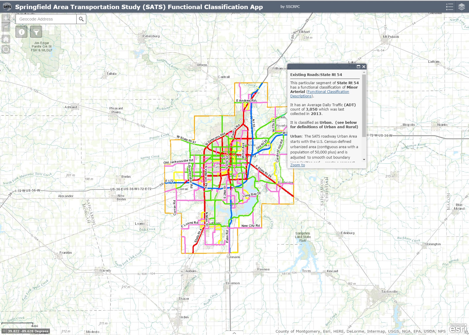 Web Maps Springfield and Sangamon County Regional Planning